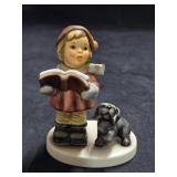 Hummel Goebel 'Wintertime Duet' w/Last Bee Stamp