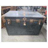 Vtg Steamer Trunk 39'ï¿½22.5'ï¿½25'