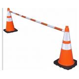 (1) Adjustable Traffic Cone Bar 6ft-8ft