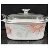 Vintage CorningWare 'Peony Floral' Casserole d