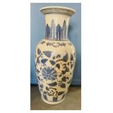 16' Chinoiserie Style Porcelain Vase