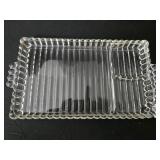 (1) Hazel-Atlas 'Sip & Smoke' Snack Plate from