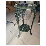 25'ï¿½12' Wrought Iron Green Plant Stand w/Glass