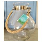 NWT 10' Glass Lantern Candle Holder