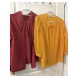 (2) Silk Blouses