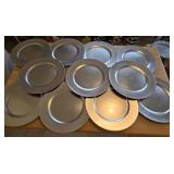 (11) 13' Silver Chargers