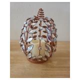 8' August & Leo Orange LED Pumpkin