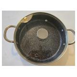 Curtis Stone 3.3 Qt 10' Sautï¿½ Pan featuring a Red