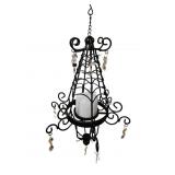 NEW 18' Metal Jeweled Halloween Lantern w/ LED