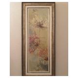 43' x 18.5' Framed Dandelion Abstract Art Print