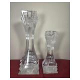 Mikasa 'City Lights' Lead Crystal Candle Holders