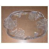 Mikasa Studio Nova 'Wild Lily' Crystal Platter