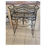 Victorian-style Plant Stand features Intricate,