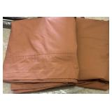 Queen Sheet Set w/Matte Texture Light Brown