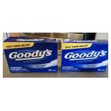 (2) New 50-count Boxes of Goody's Extra Strength