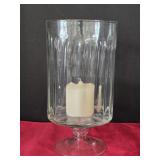 12'ï¿½6.25' Glass Hurricane Lamp w/Flluted