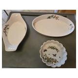 (1) 13' & (1) 12' Woodhill Baking Dishes + 7'