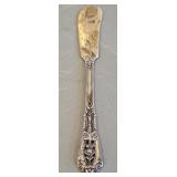 Sterling Silver Butter Spreader in the 'Rose