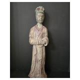 Resin Statue of 'Fat Lady' Attendant or Court