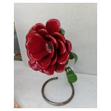 Metal Rose Yard Decor 15'