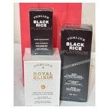(4) NEW Perlier Black Rice Platinum skincare