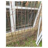 (2) Metal Trellises 52x17