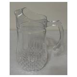 Longchamp Crystal Pitcher Clear Cristal D'Arques