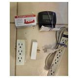 Wall Outlets, Knife Sharpener, Atomic Clock