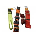 (3) Large Dog Collars & Poly Leash