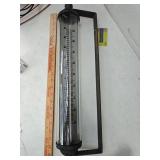 Metal Wall Mount Outdoor Thermometer 23'