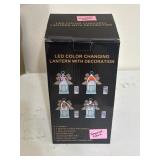 LED Color Changing Lantern with interchangeable