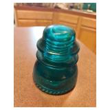Green Glass Electrical Insulator