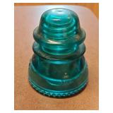 Green Glass Electrical Insulator