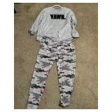 Sz M Secret Treasures 2 Pc Pajama Set Yawn