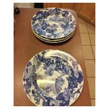 (4) Windsor & Browne Italy Ceramic Plates