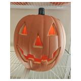 18' Plastic Light Up Jack o Lantern