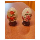 1987 Avon Porcelain Eggs