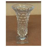 Vintage Fostoria American Clear  Flared Vase