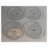 (4) Winter Rose by STUDIO NOVA 7' Salad Plate