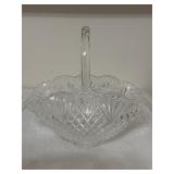 PINEAPPLE Pressed Glass Diamond Fan Design 14'