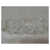 Serving Tray Glass Clear Anchor Hocking Early