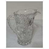 Victorian Pitcher Brilliant Cut Bohemian glass
