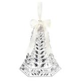 august & leo 12' LED Jeweled Bell Silver