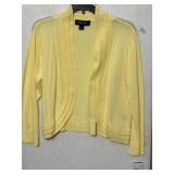 NWT SZ L Perceptions New York yellow open