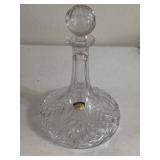Vintage Polonia 24% Lead Crystal Ships Decanter