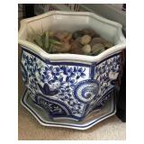 8.5ï¿½Chinoiserie Jingdezhen Blue and White