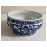 7.5' Chinese Blue White Porcelain Flower Bowl