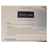 NEW Winter Lane Set of 3 Illuminated Gnome Sitters