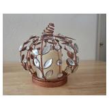 6' August & Leo Orange LED Pumpkin