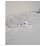 (4) VTG Crystal Toothpick Holders